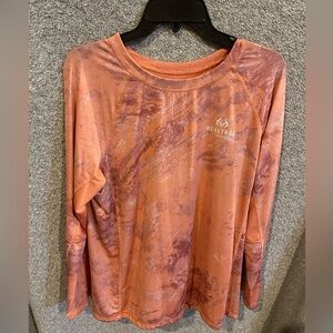 EUC Real tree womens long sleeve fishing shirt